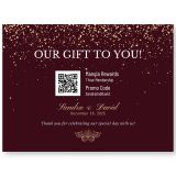 Celebrate - Gold & Burgundy (4.7x3.5)